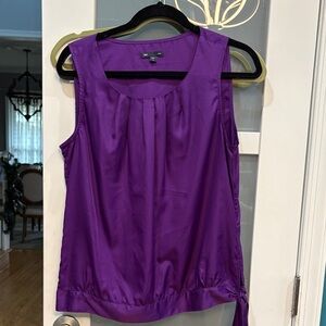 GAP Vibrant Purple Sleeveless Blouse